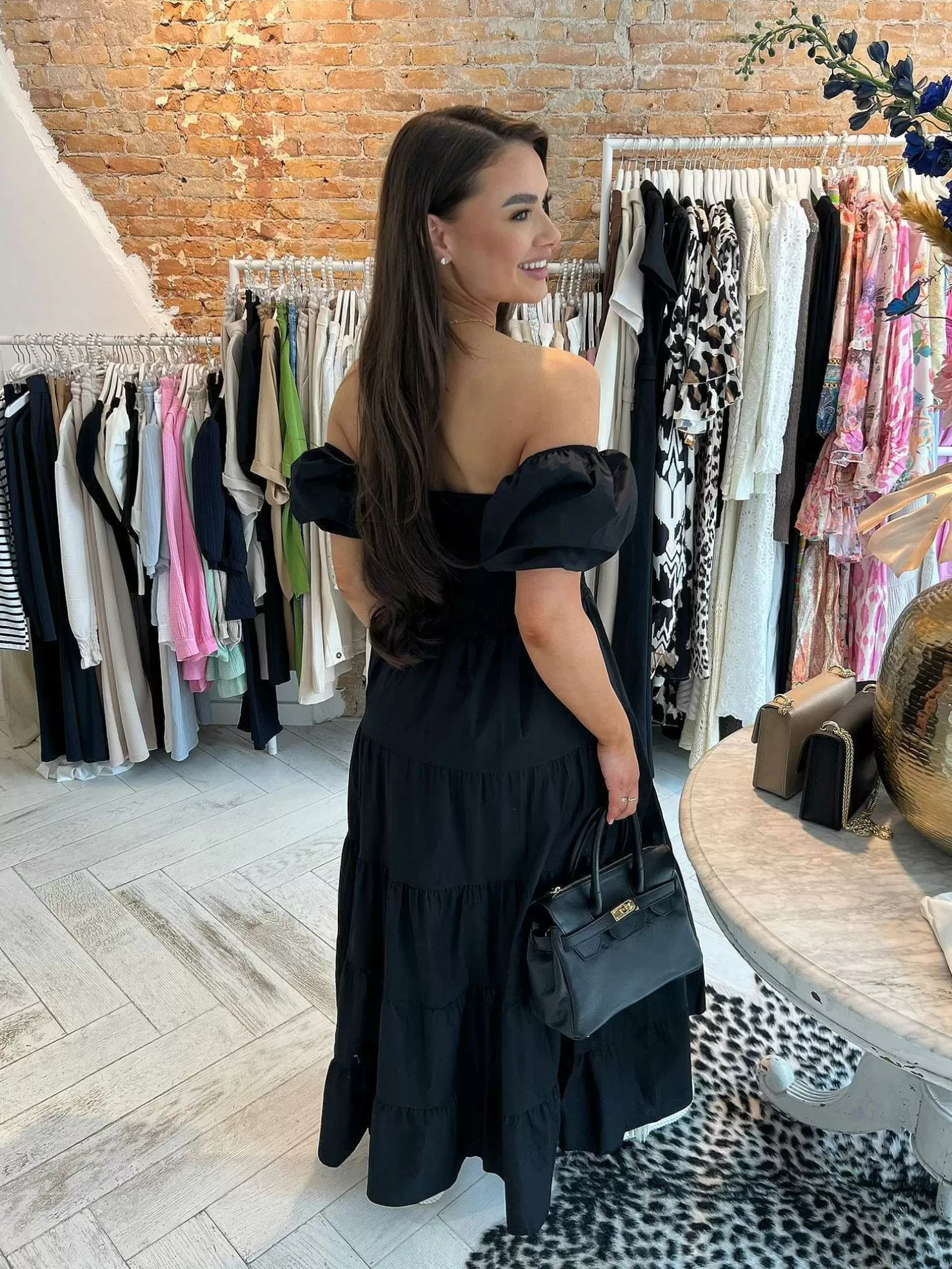 LOF Boutique Jurken>Loua Maxi Dress Black