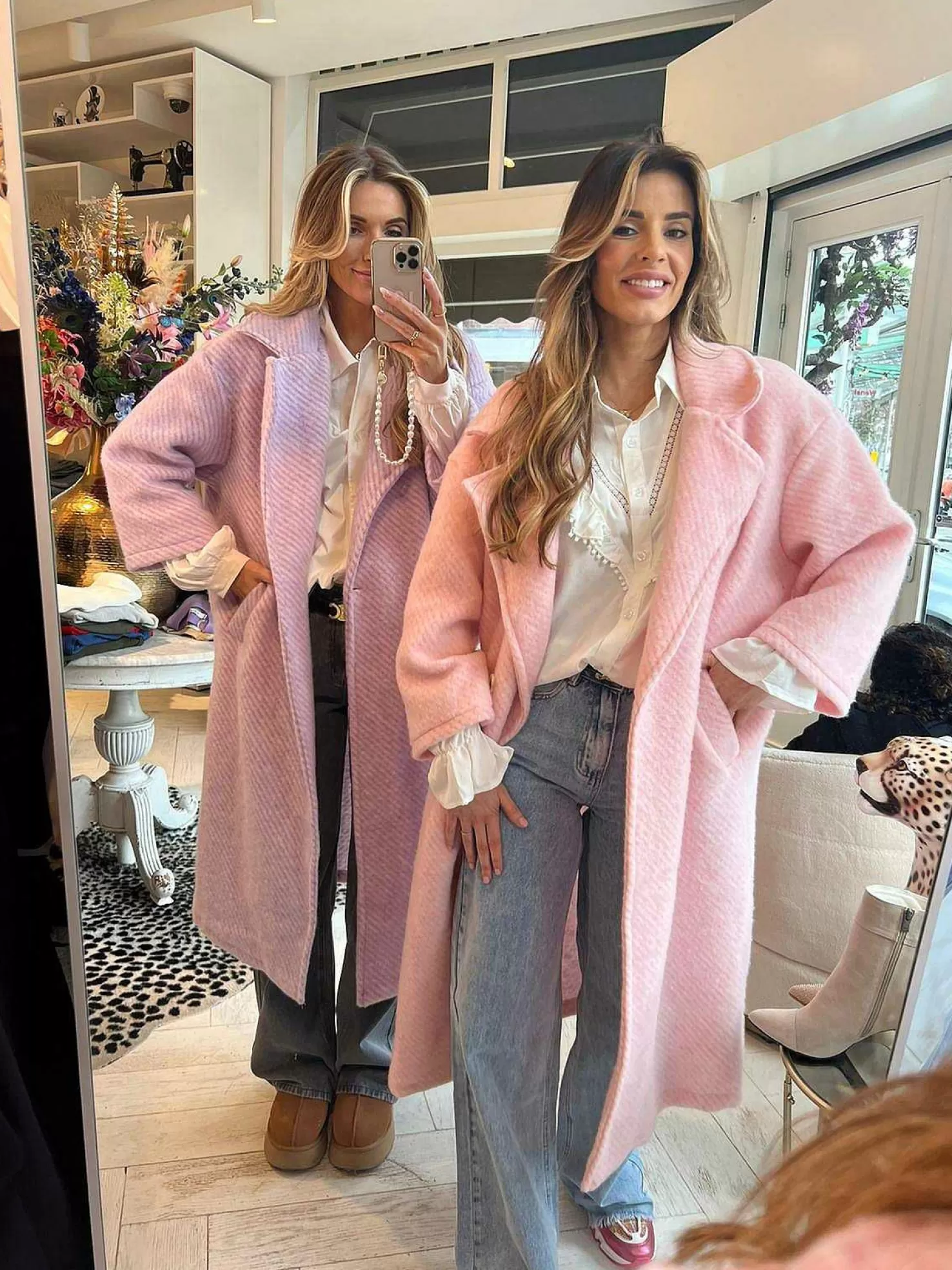 LOF Boutique Jassen>Melanie Coat Baby Pink