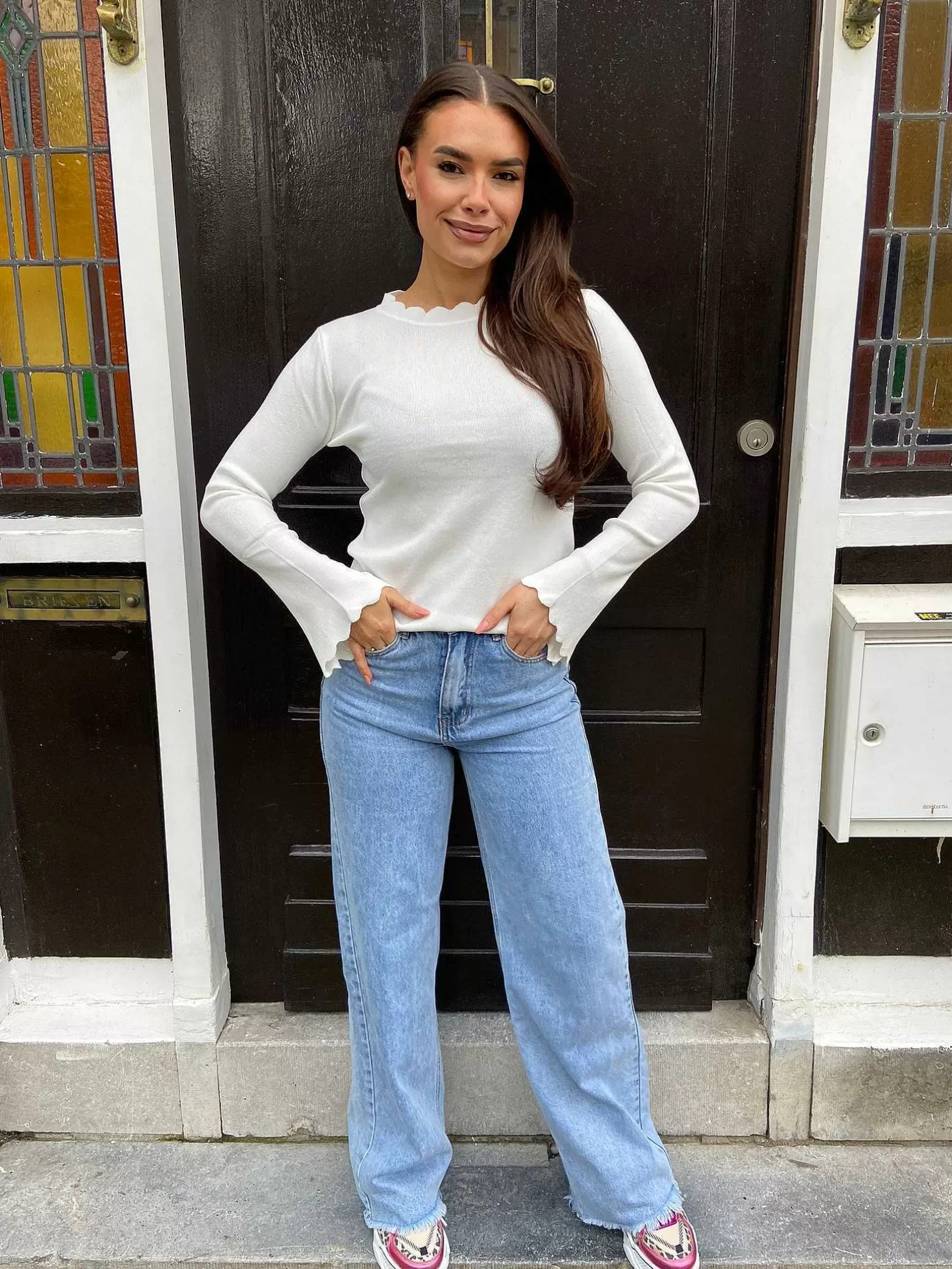 LOF Boutique Tops & Blousjes>Millie Top Off White