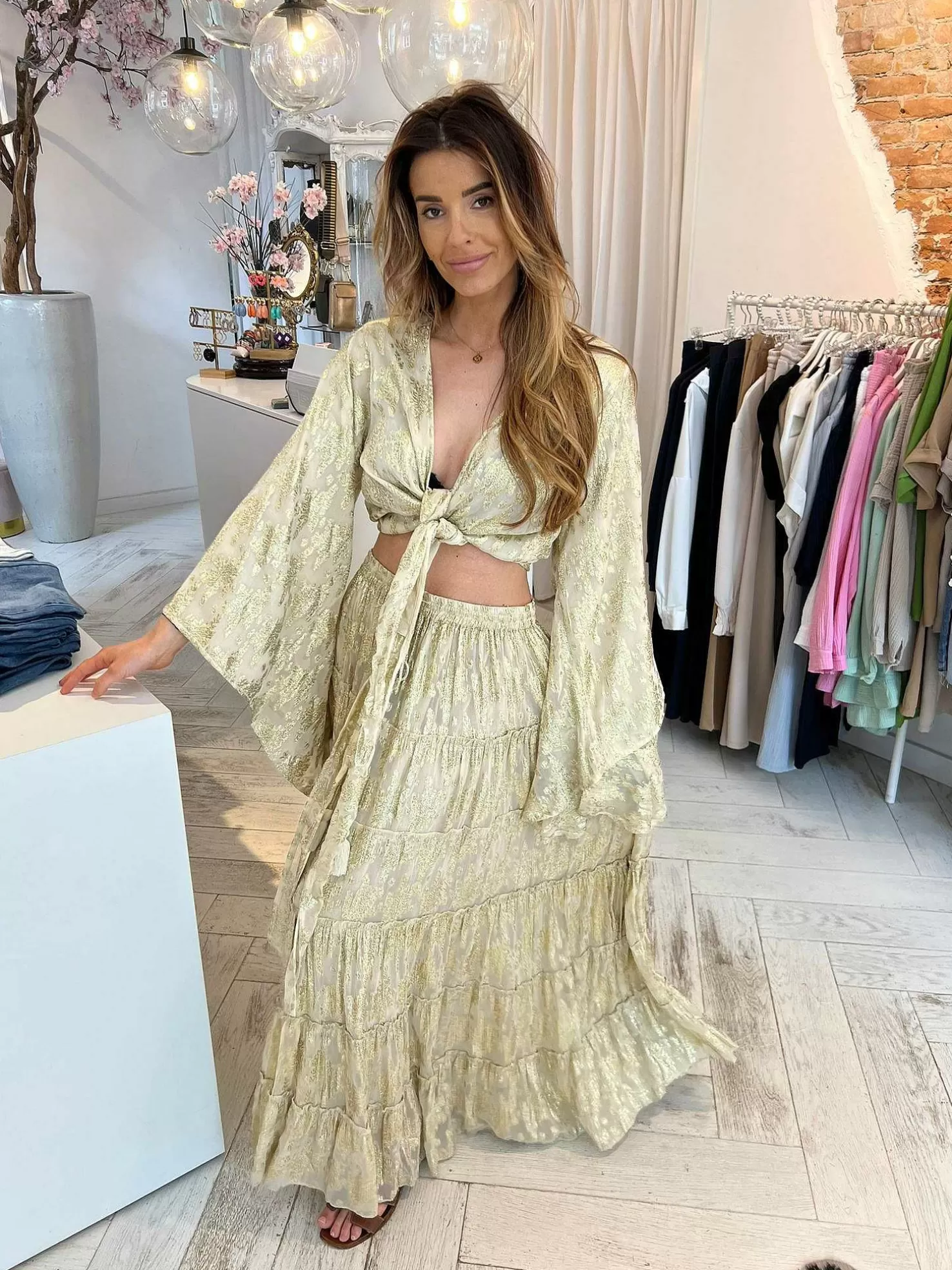 LOF Boutique Tops & Blousjes>Milou Golden Top