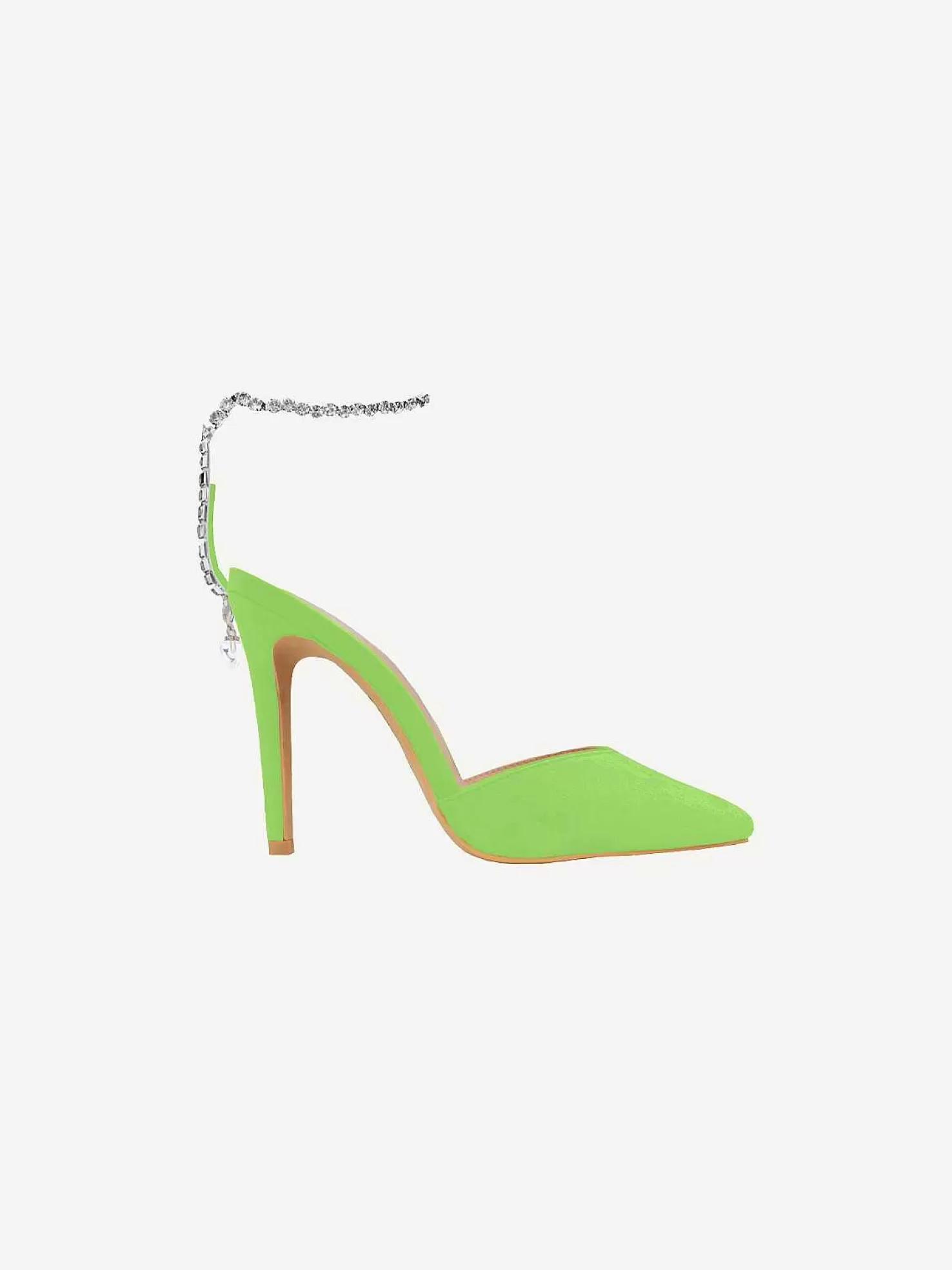 LOF Boutique Hakken>Miranda Heels Bright Green
