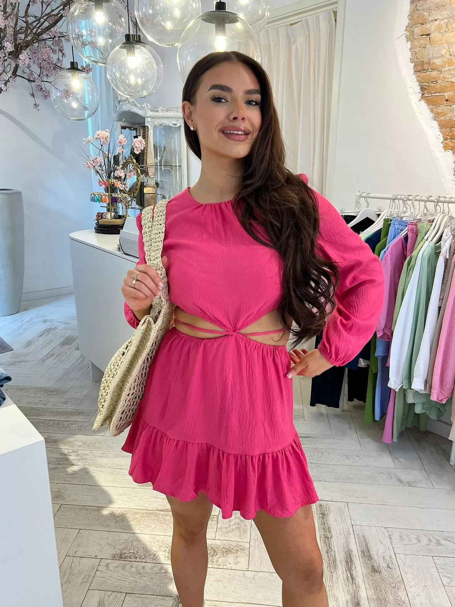 LOF Boutique Jurken>Novi Dress Pink