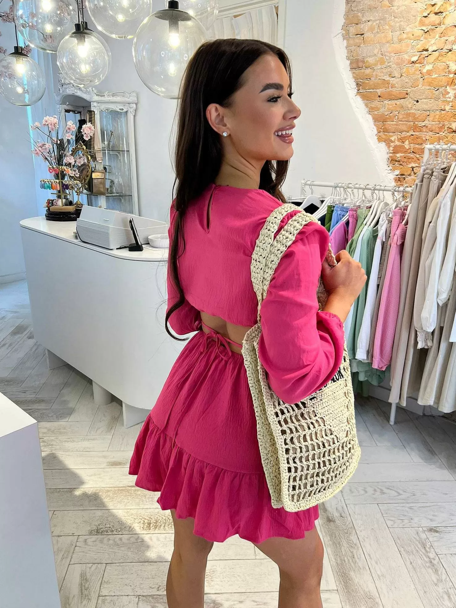 LOF Boutique Jurken>Novi Dress Pink