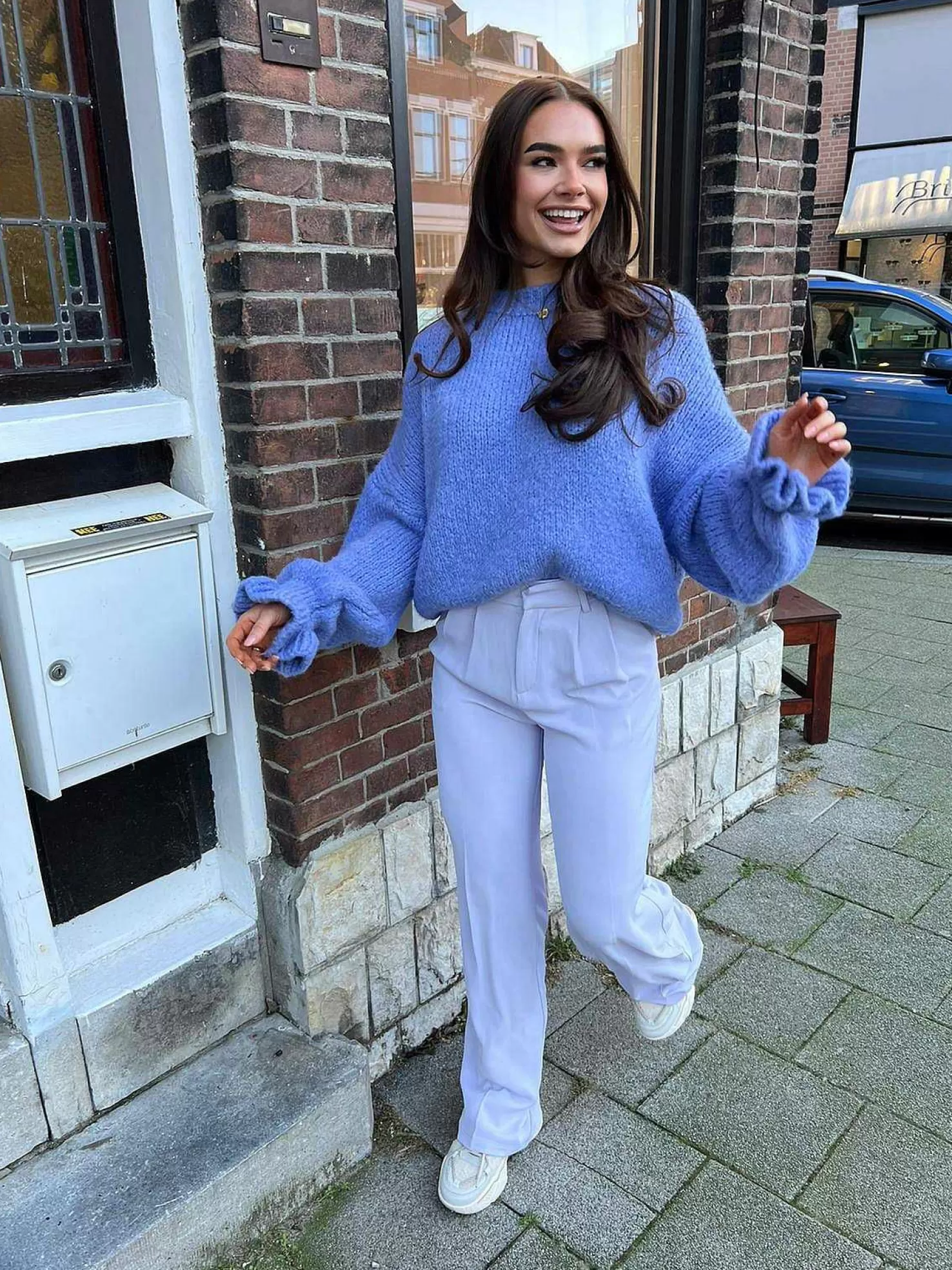 LOF Boutique Broeken>Paige Pantalon Lila