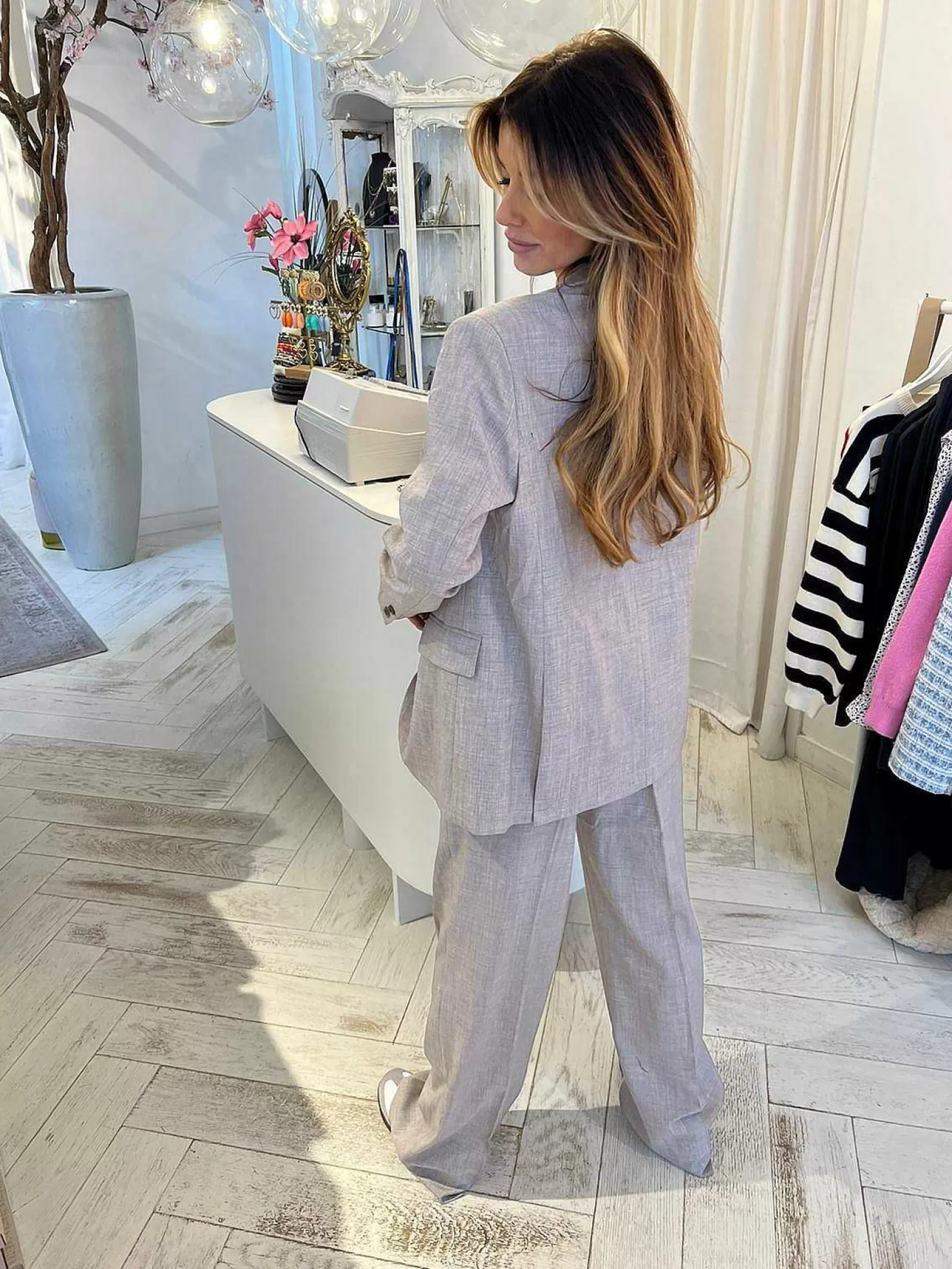 LOF Boutique Blazers>Polly Blazer Taupe