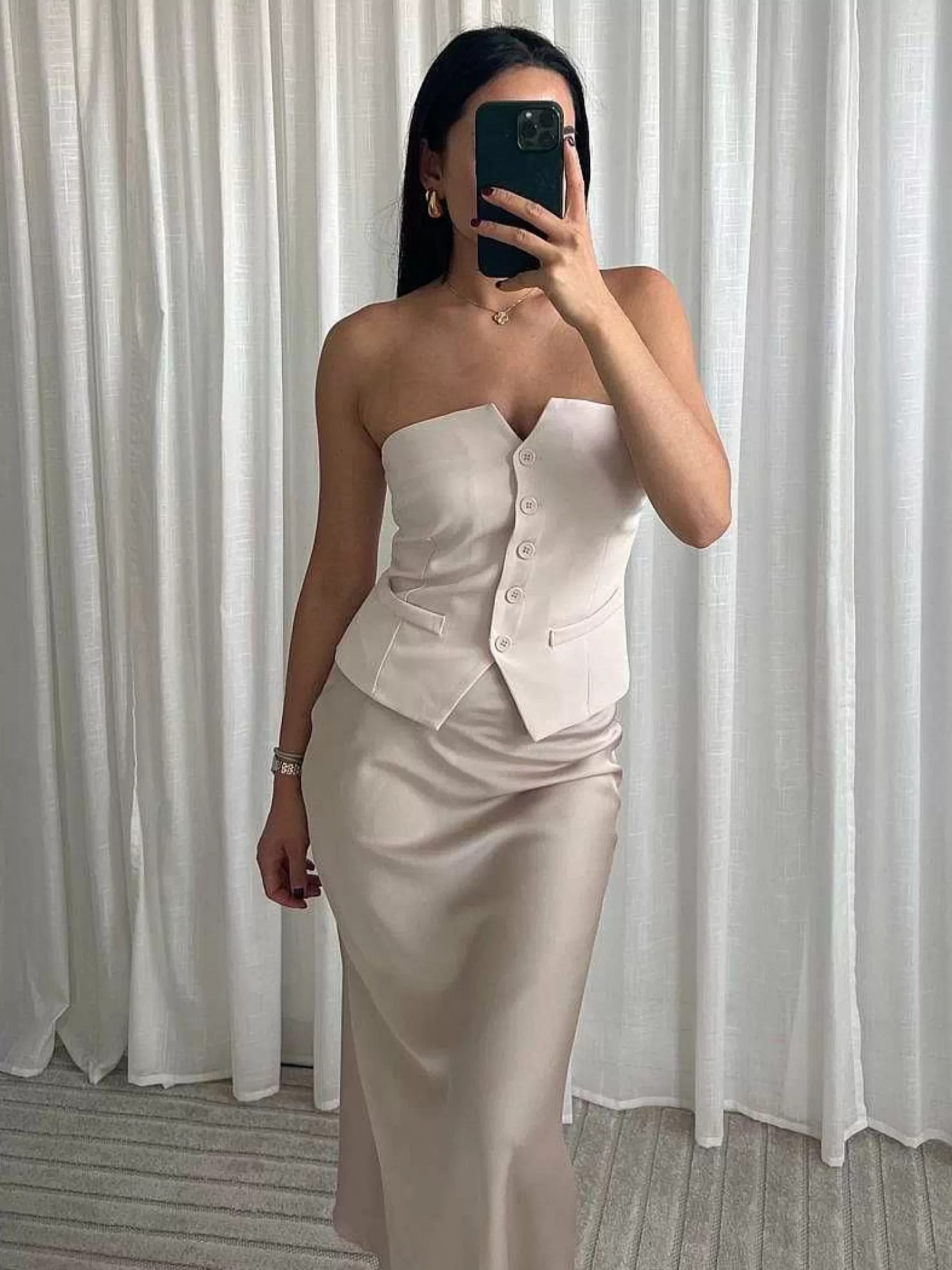 LOF Boutique Tops & Blousjes>Poppi Korset Beige
