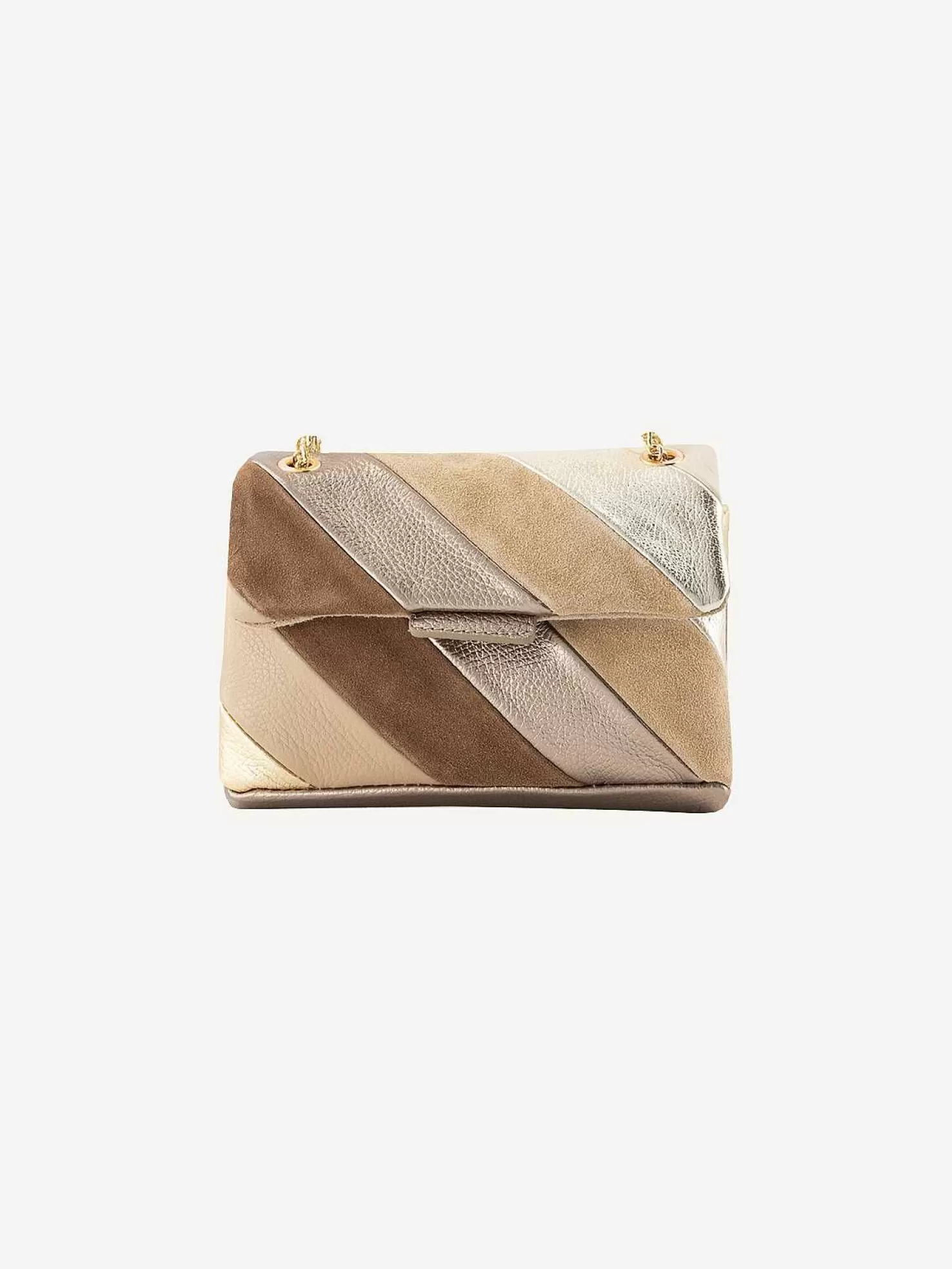 LOF Boutique Tassen>Rainbow Bag Small Bronze