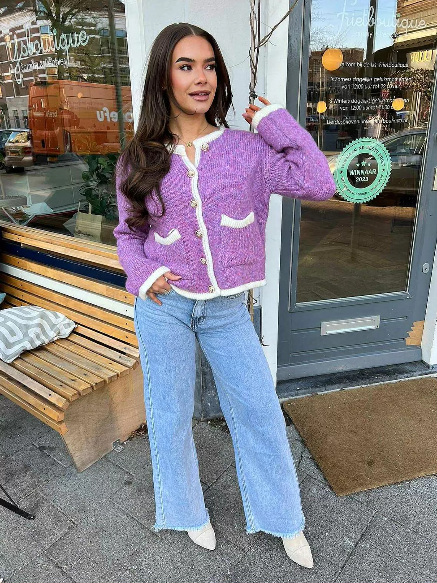 LOF Boutique Vesten>Romee Vest Purple