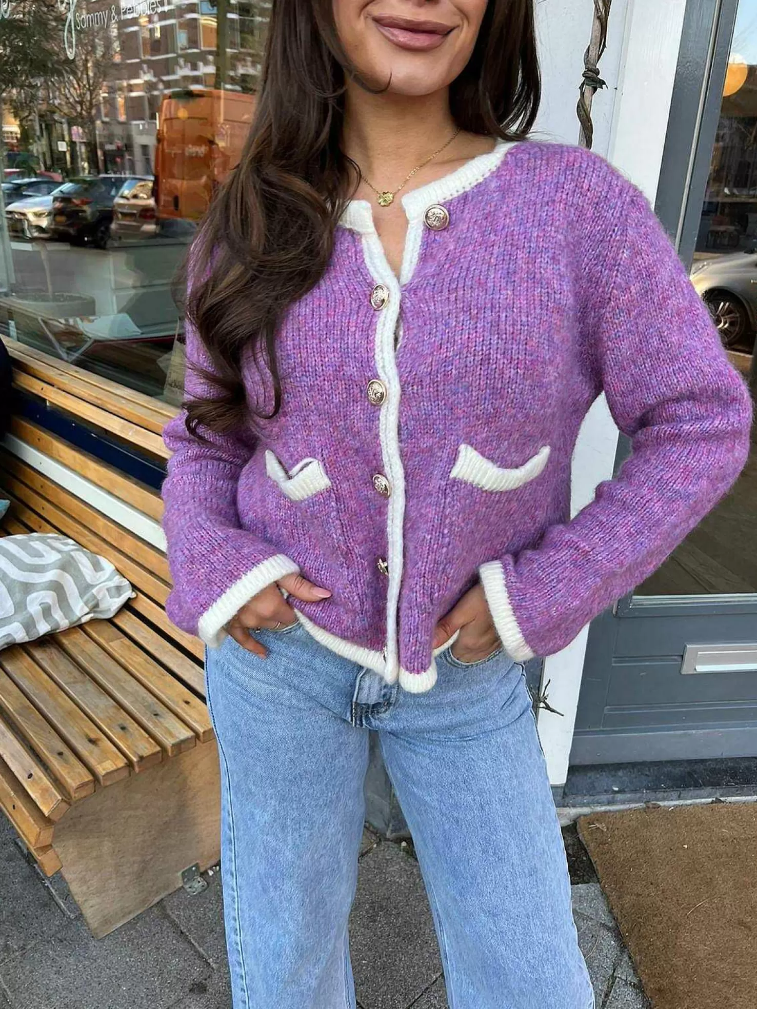 LOF Boutique Vesten>Romee Vest Purple