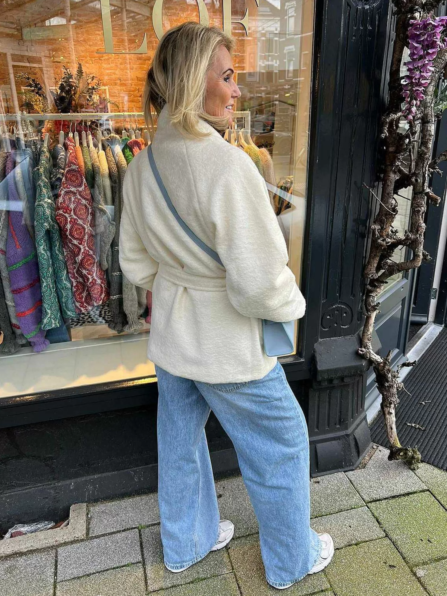 LOF Boutique Jassen>Ruby Boucle Jacket Off White