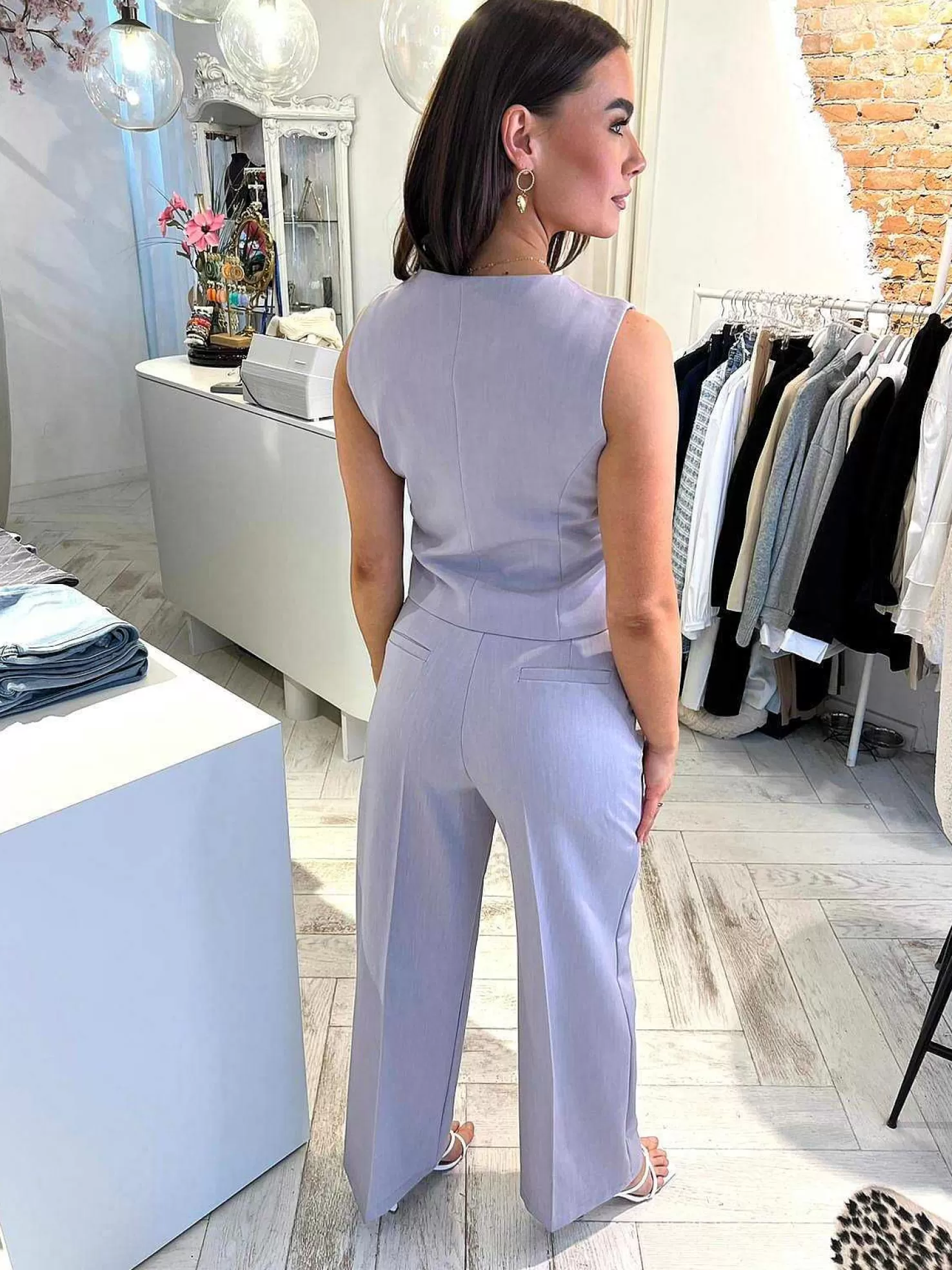 LOF Boutique Broeken>Saar Pantalon Mauve