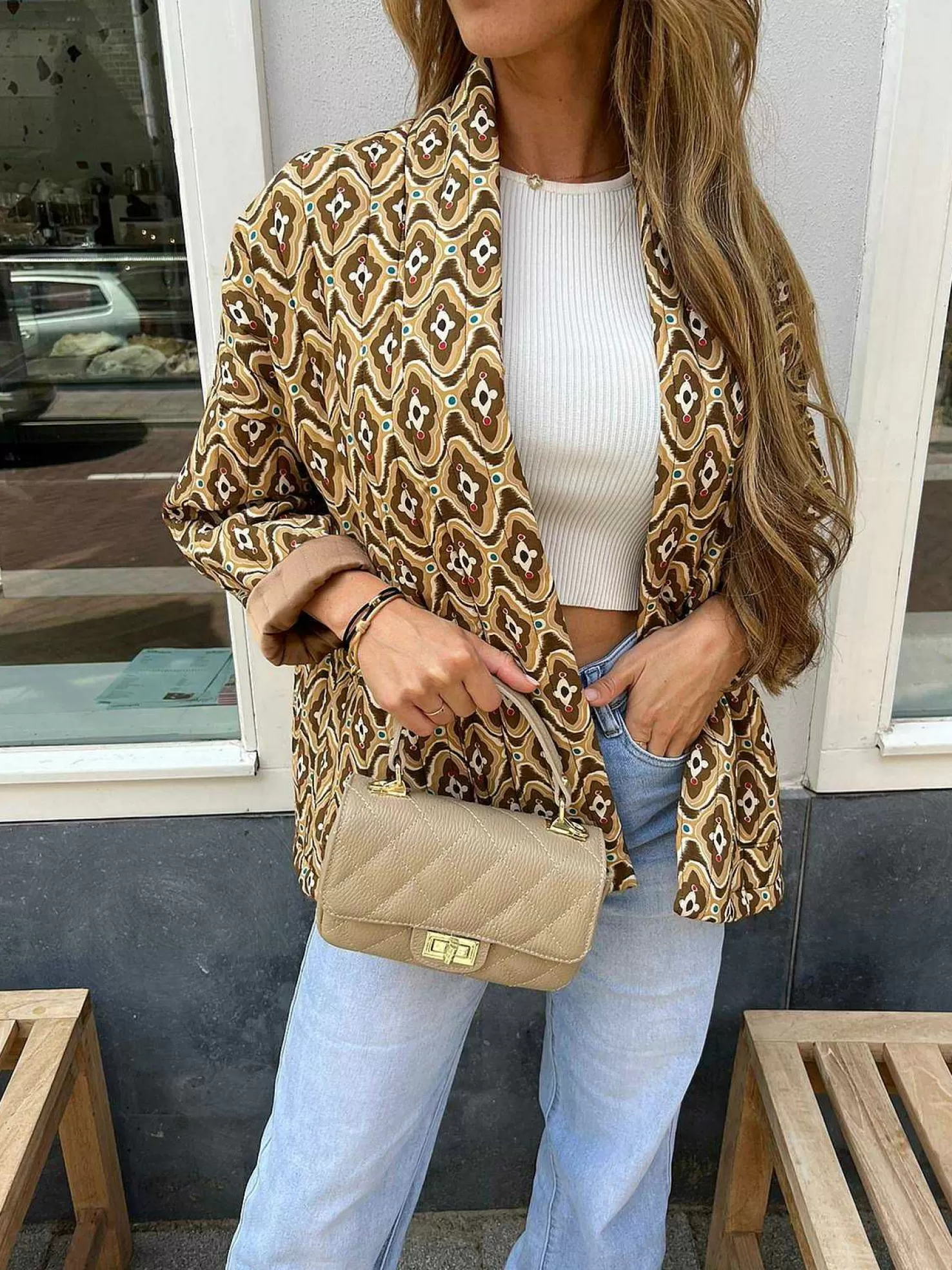 LOF Boutique Tassen>Sandy Bag Taupe
