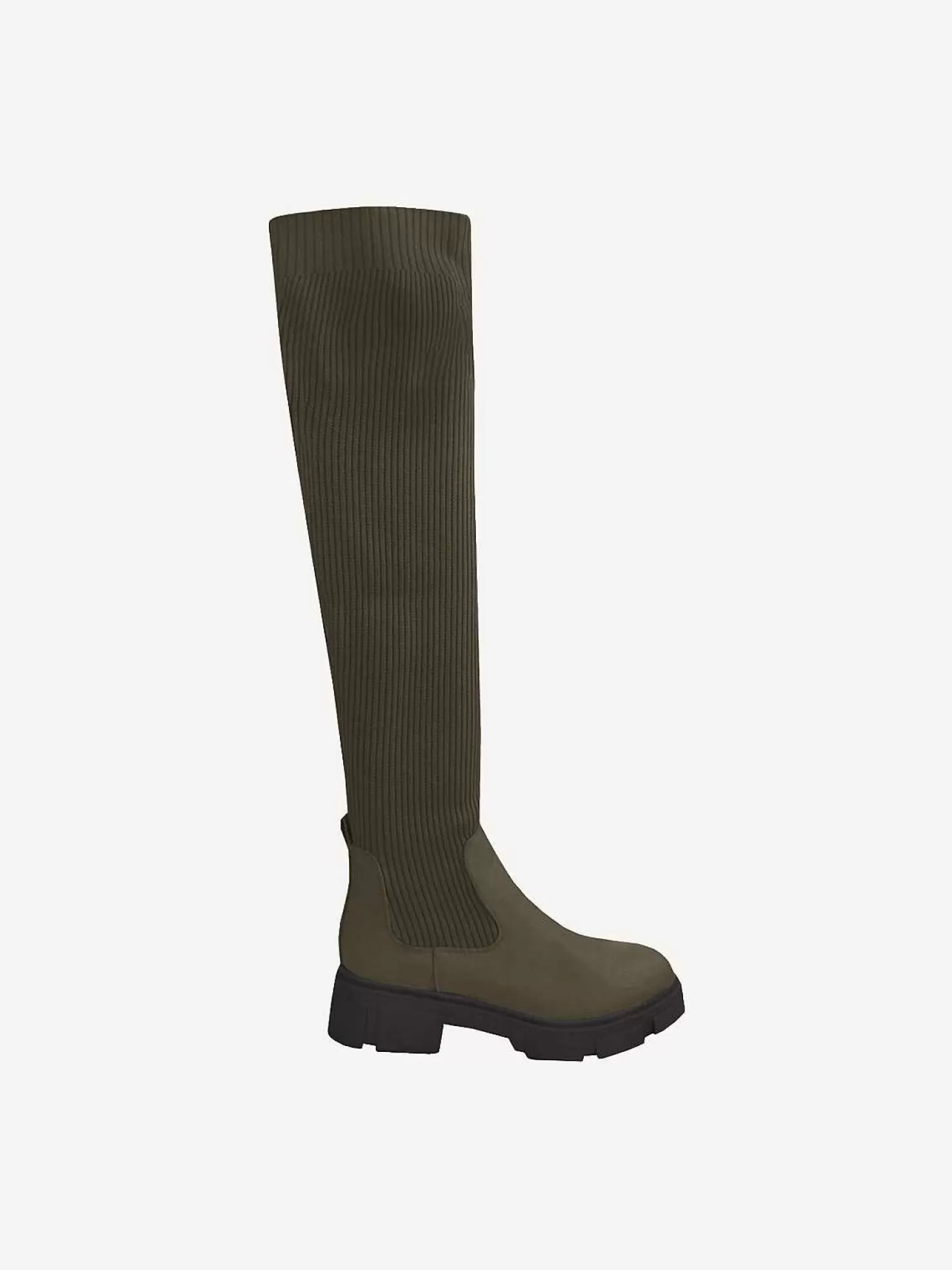 LOF Boutique Laarzen>Stacey Overknee Boots Army