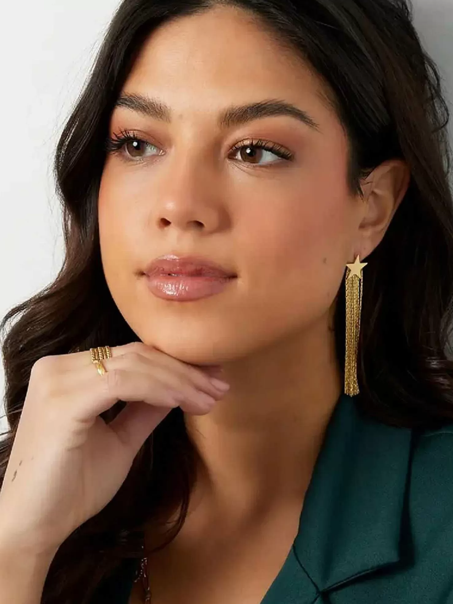 LOF Boutique Oorbellen>Statement Earrings Stars Gold