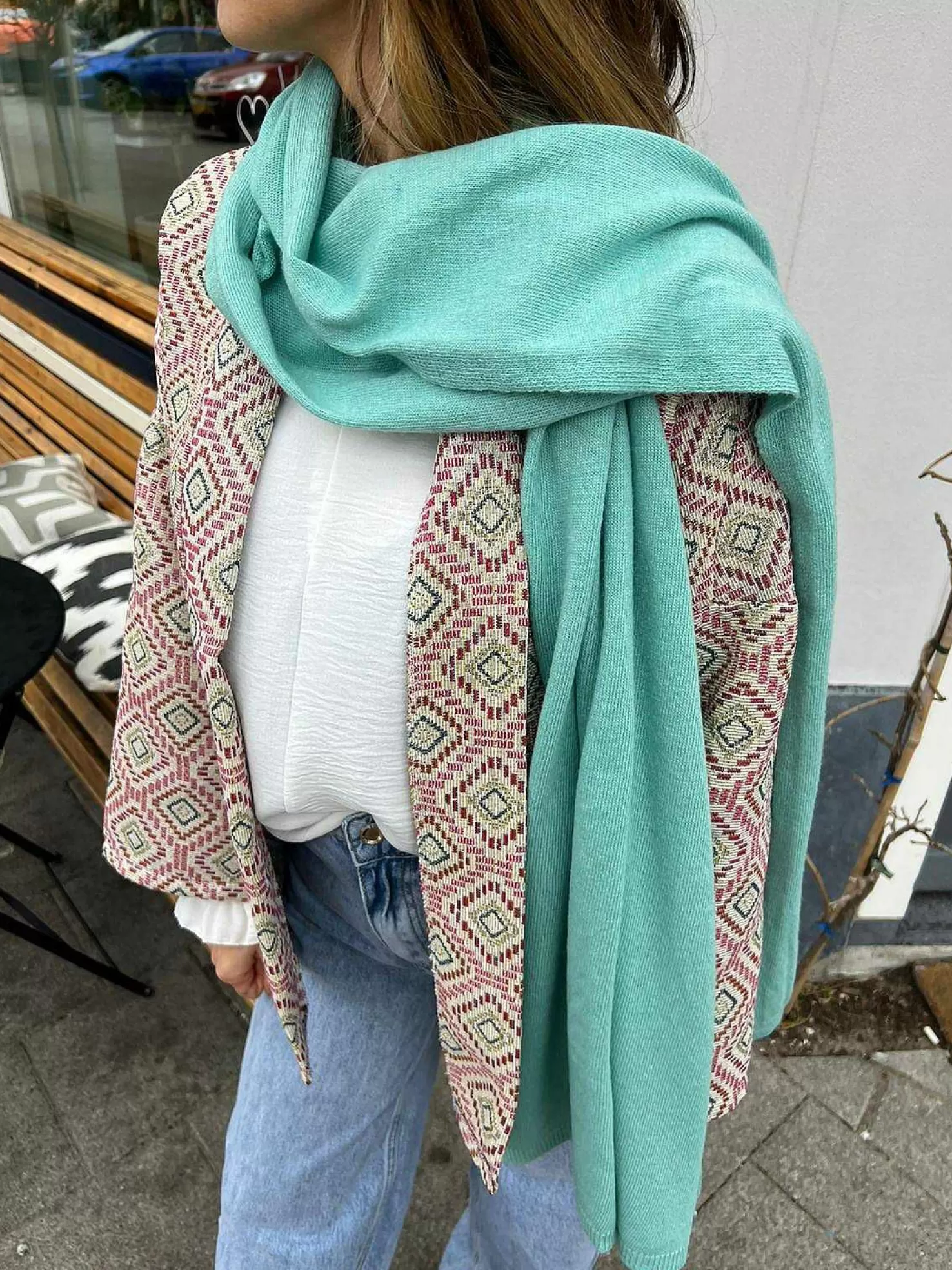 LOF Boutique Mutsen & Sjaals>The Supersoft Scarf Mint
