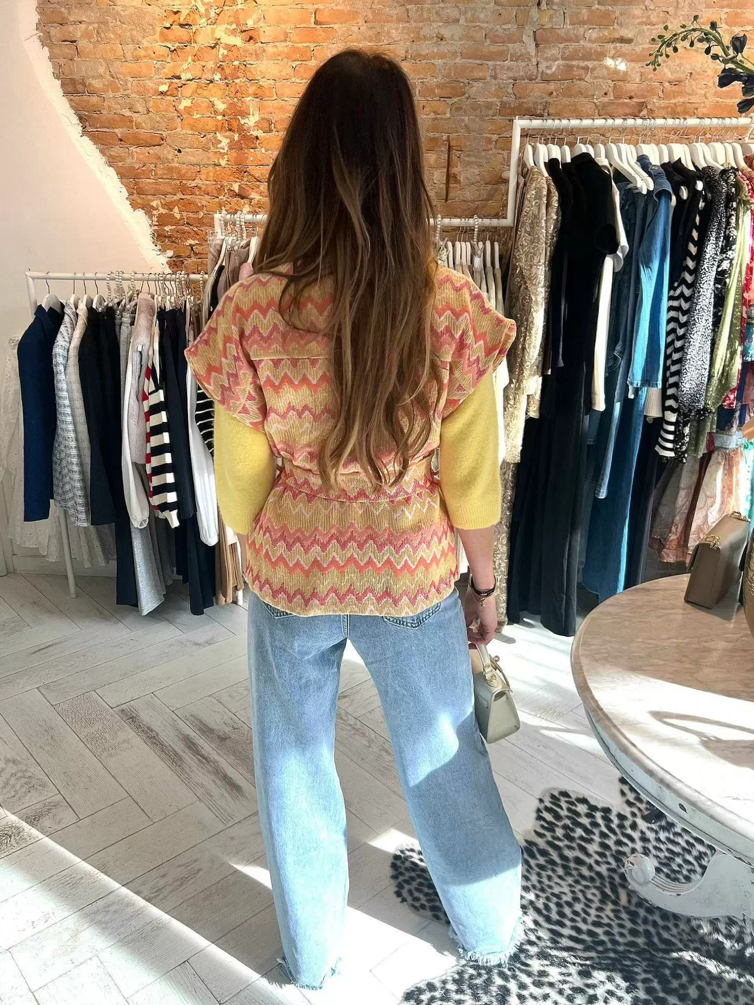 LOF Boutique Gilets>Yara Inspired Gilet Coral