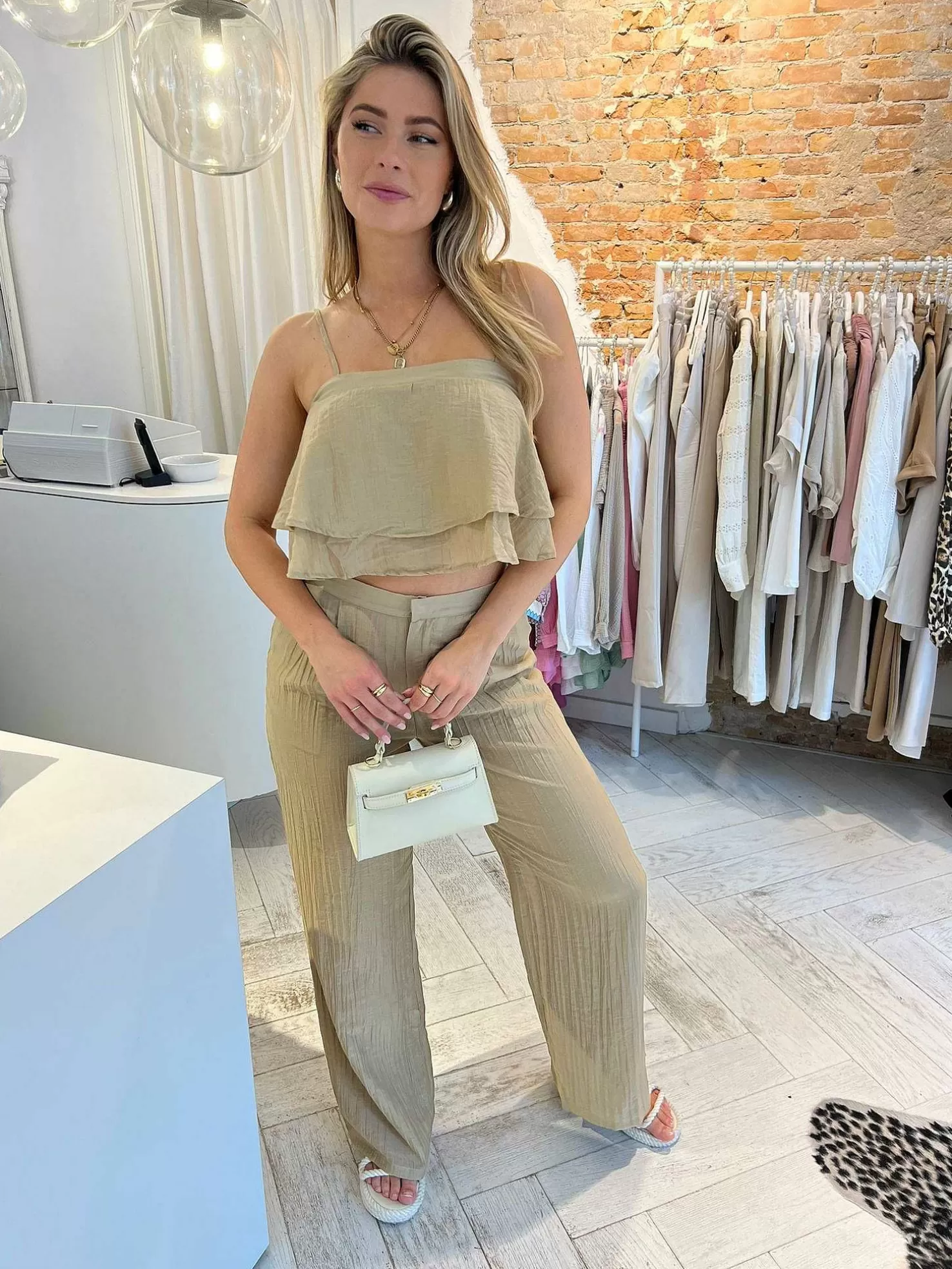 LOF Boutique Sets>Zaar 2 Delig Set Taupe