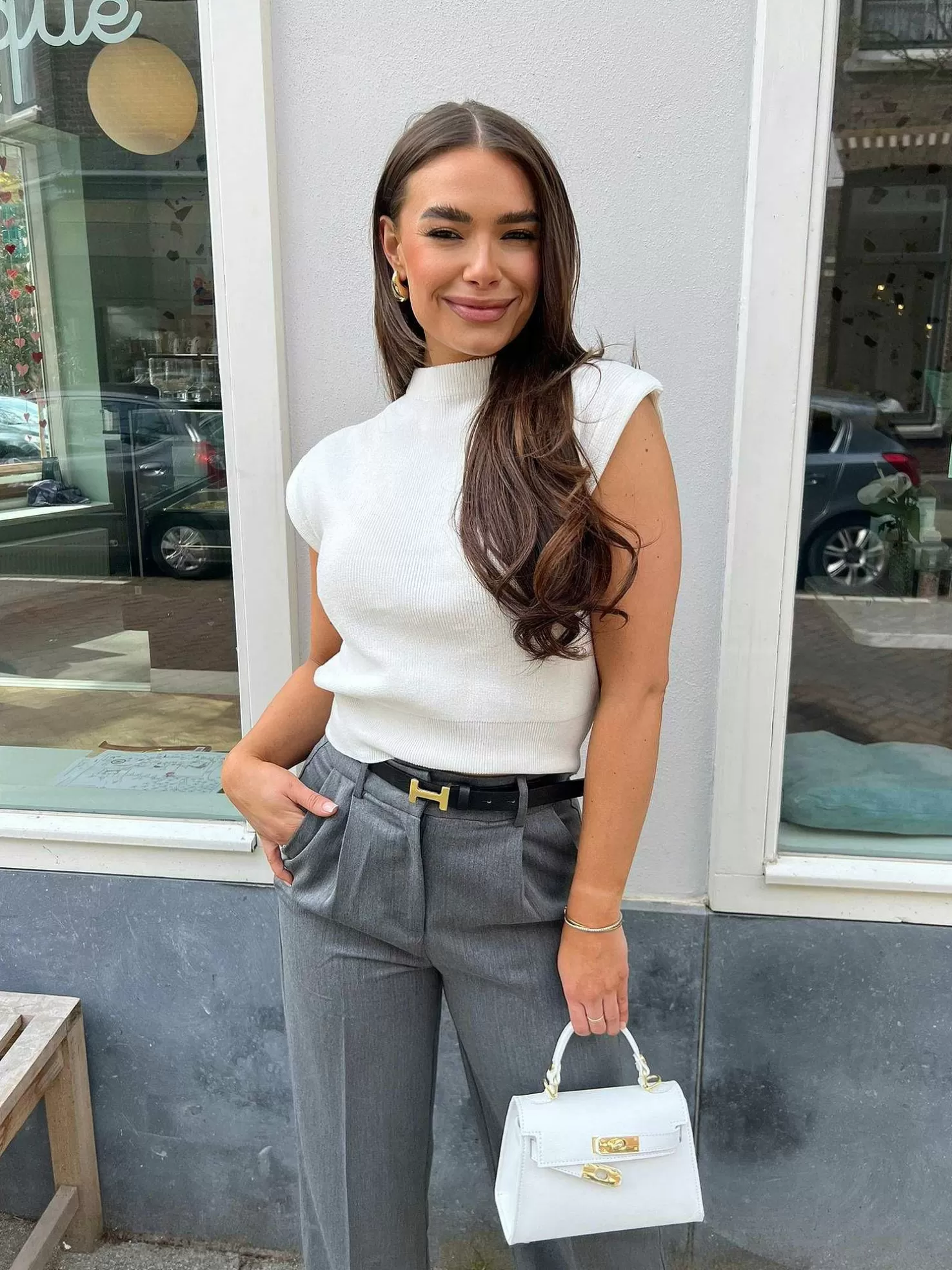 LOF Boutique Tops & Blousjes>Zarah Top White